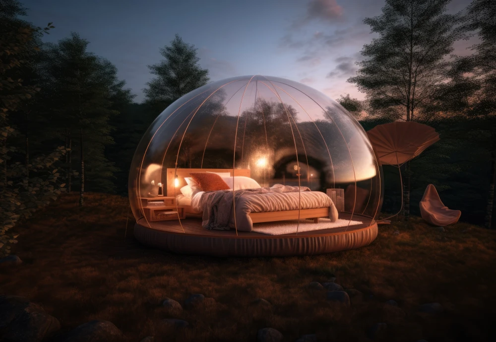 bubble tent ideas